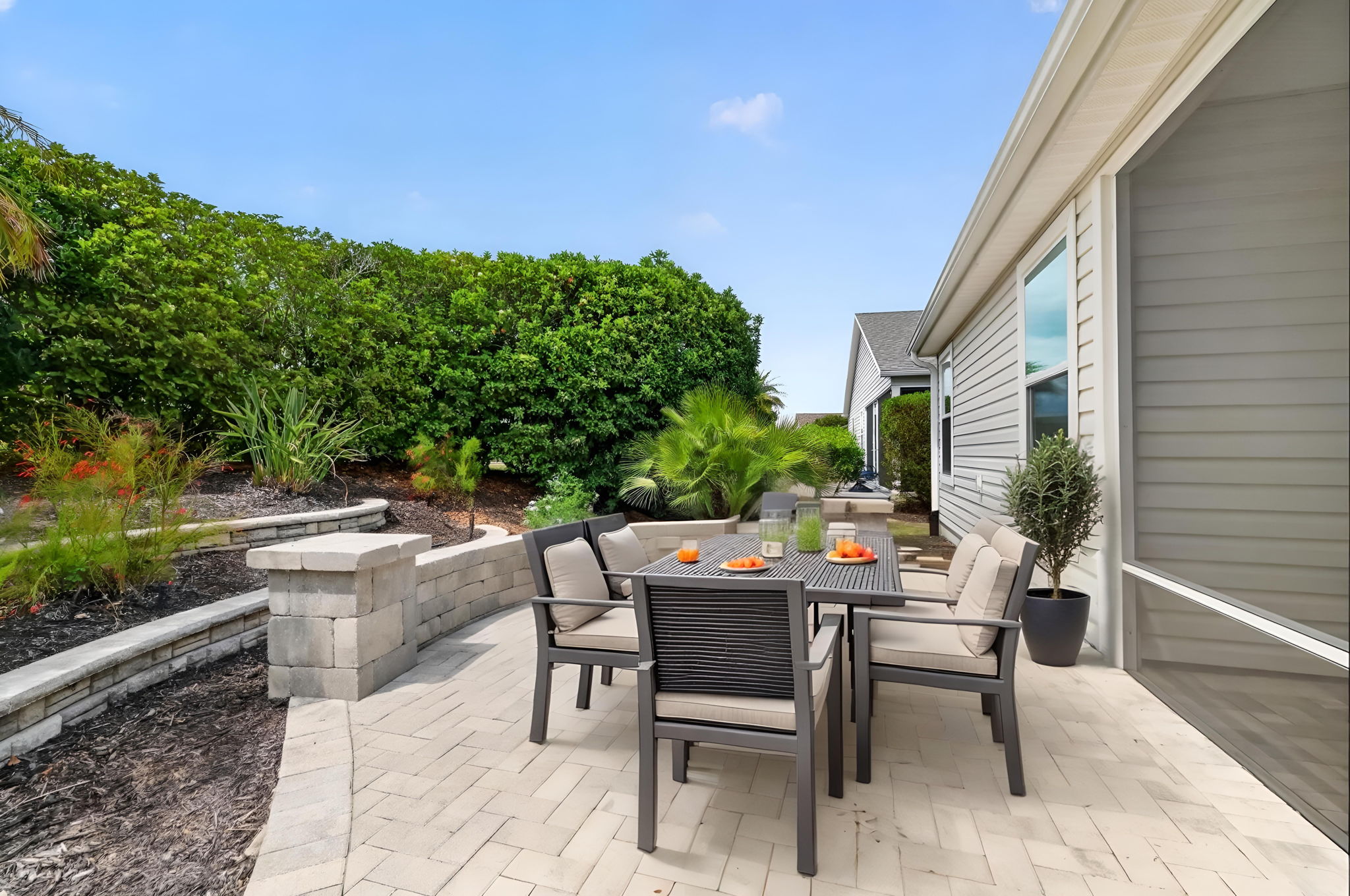 PAVER Patio-Virtually Staged