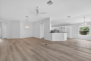 Living, Dining, Kitchen, and Dinette