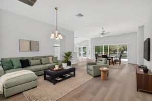 Living and Dining Rooms-Virtually Staged