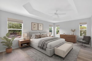 Primary Bedroom-Virtually Staged