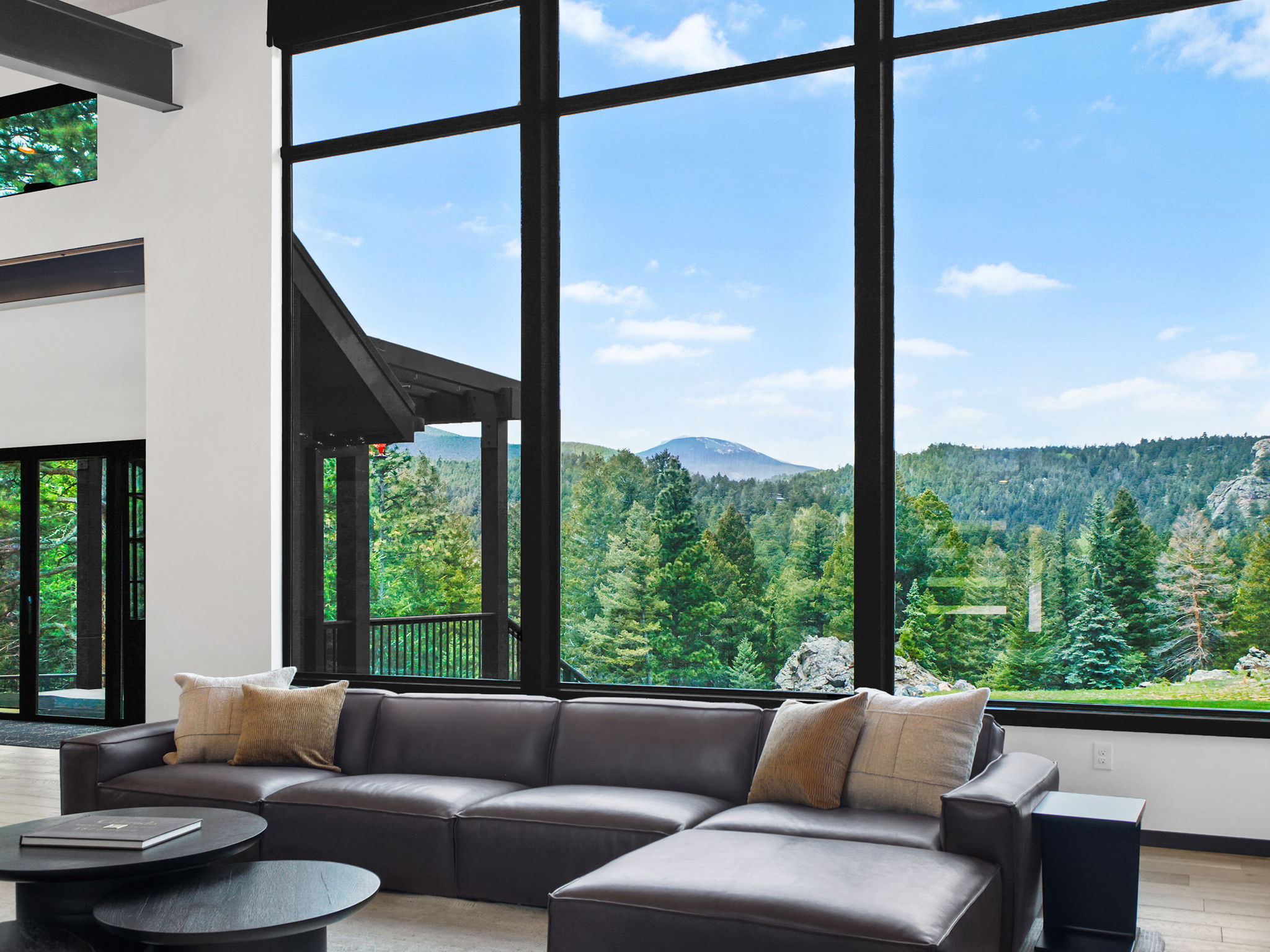 Living area with views