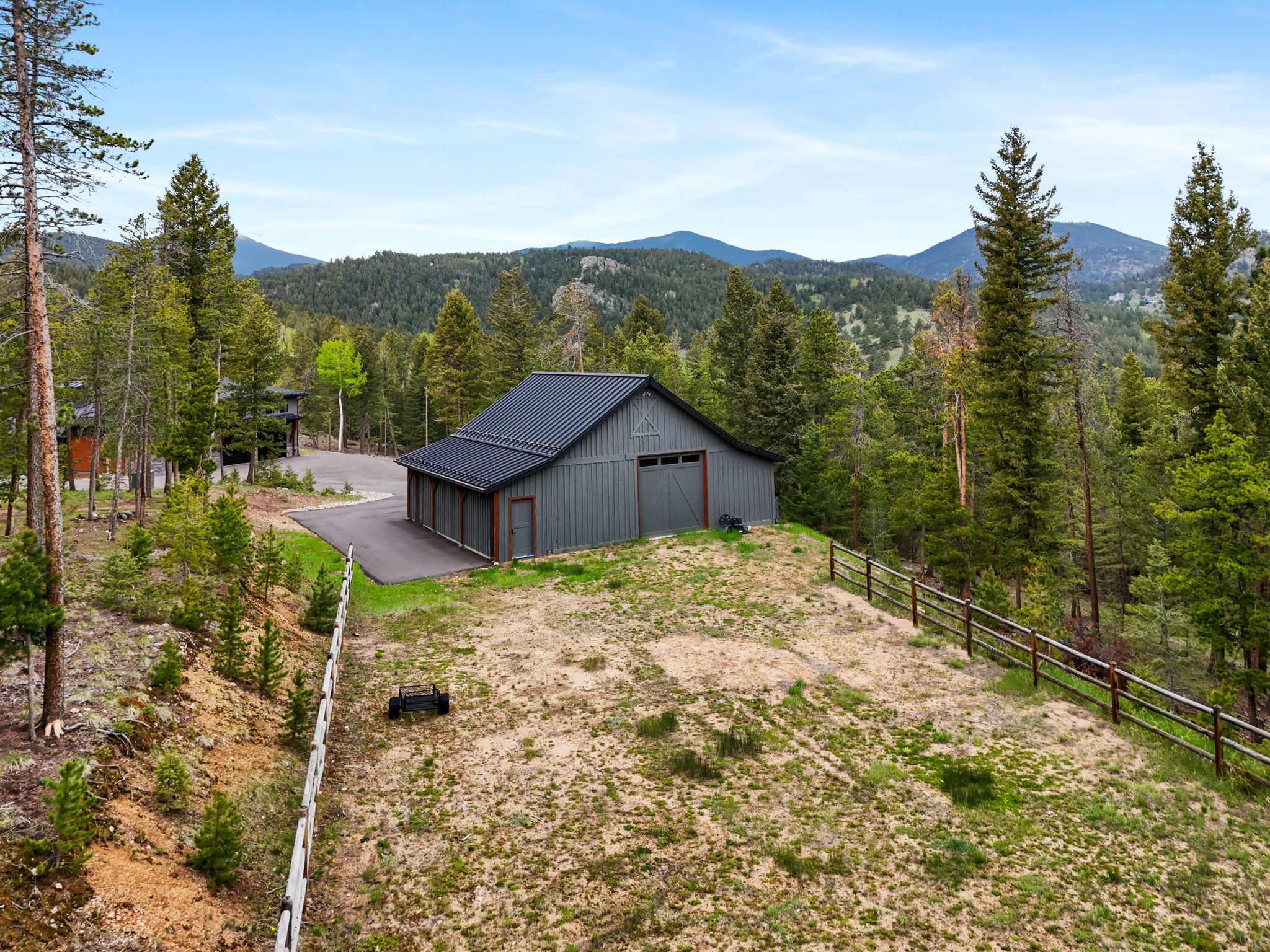 Back of the barn arena