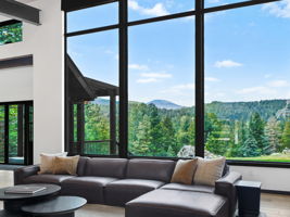 Living area with views