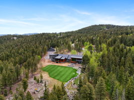 Aerial of the yard