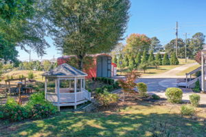 18 Aerial Ext Gazebo w RV Storage + Driveway