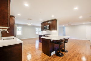 25 Kitchen F w Dining + Living