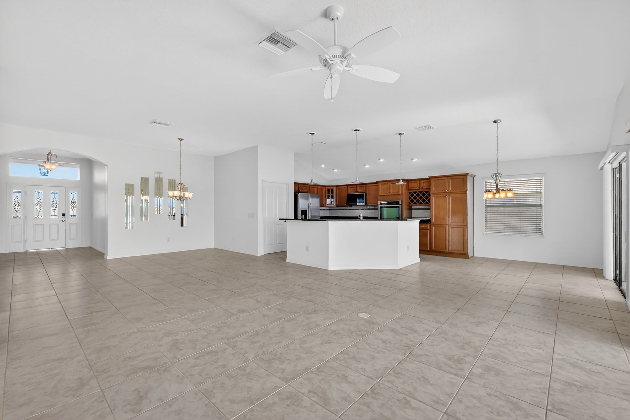Foyer, Living, Dining, Kitchen, and Dinette