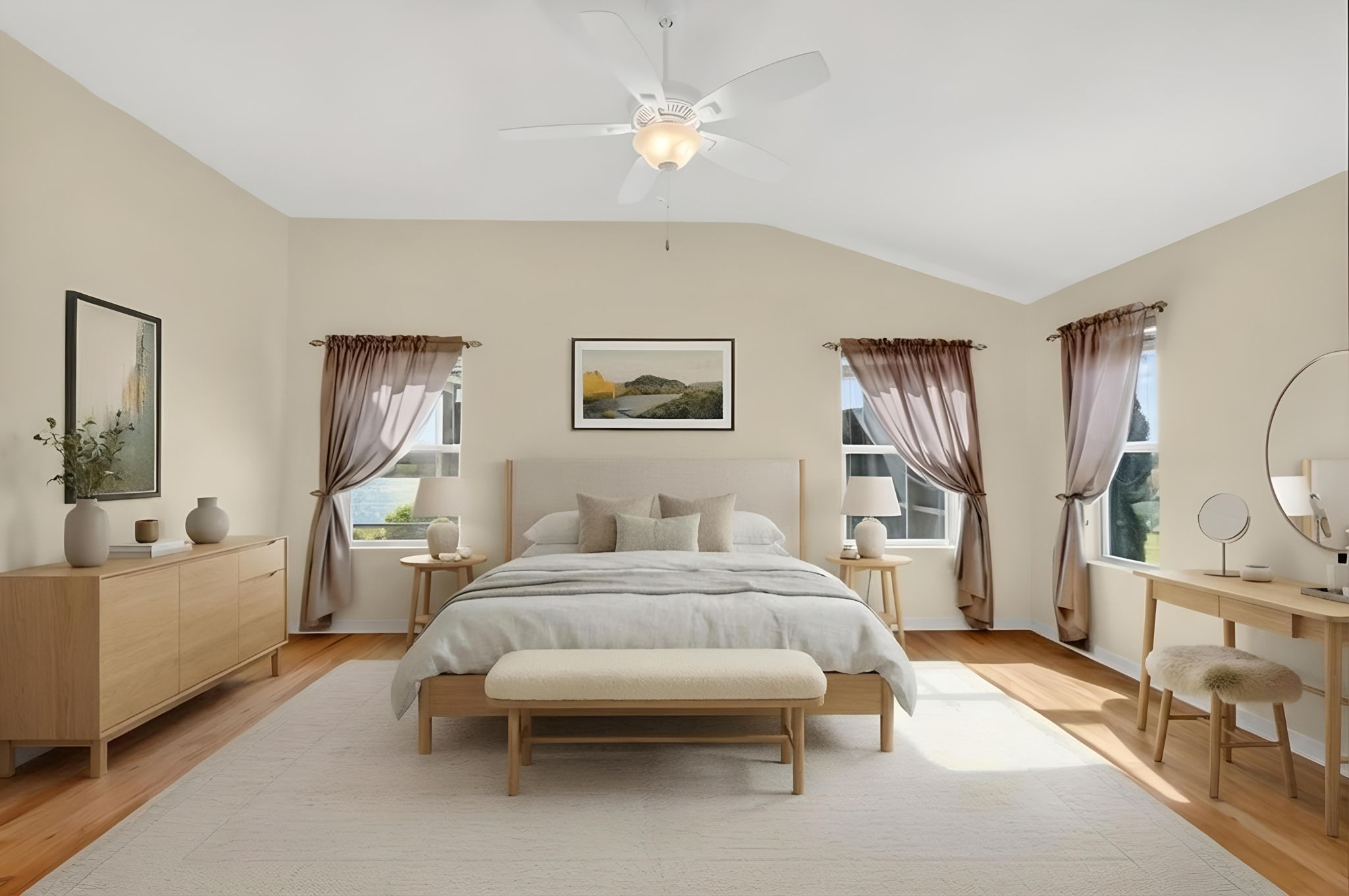 Primary Bedroom-Virtually Staged