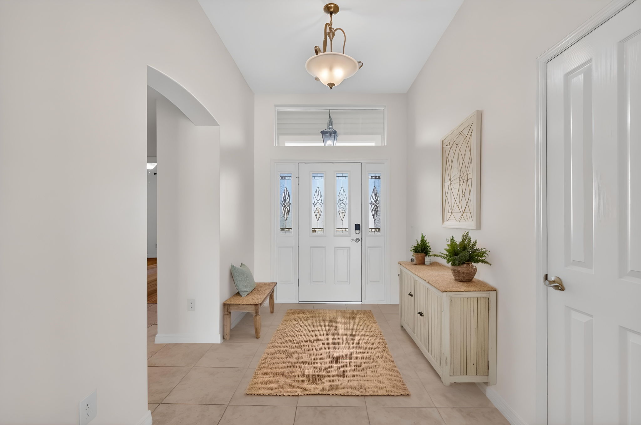 Foyer and Front Entry-Virtually Staged