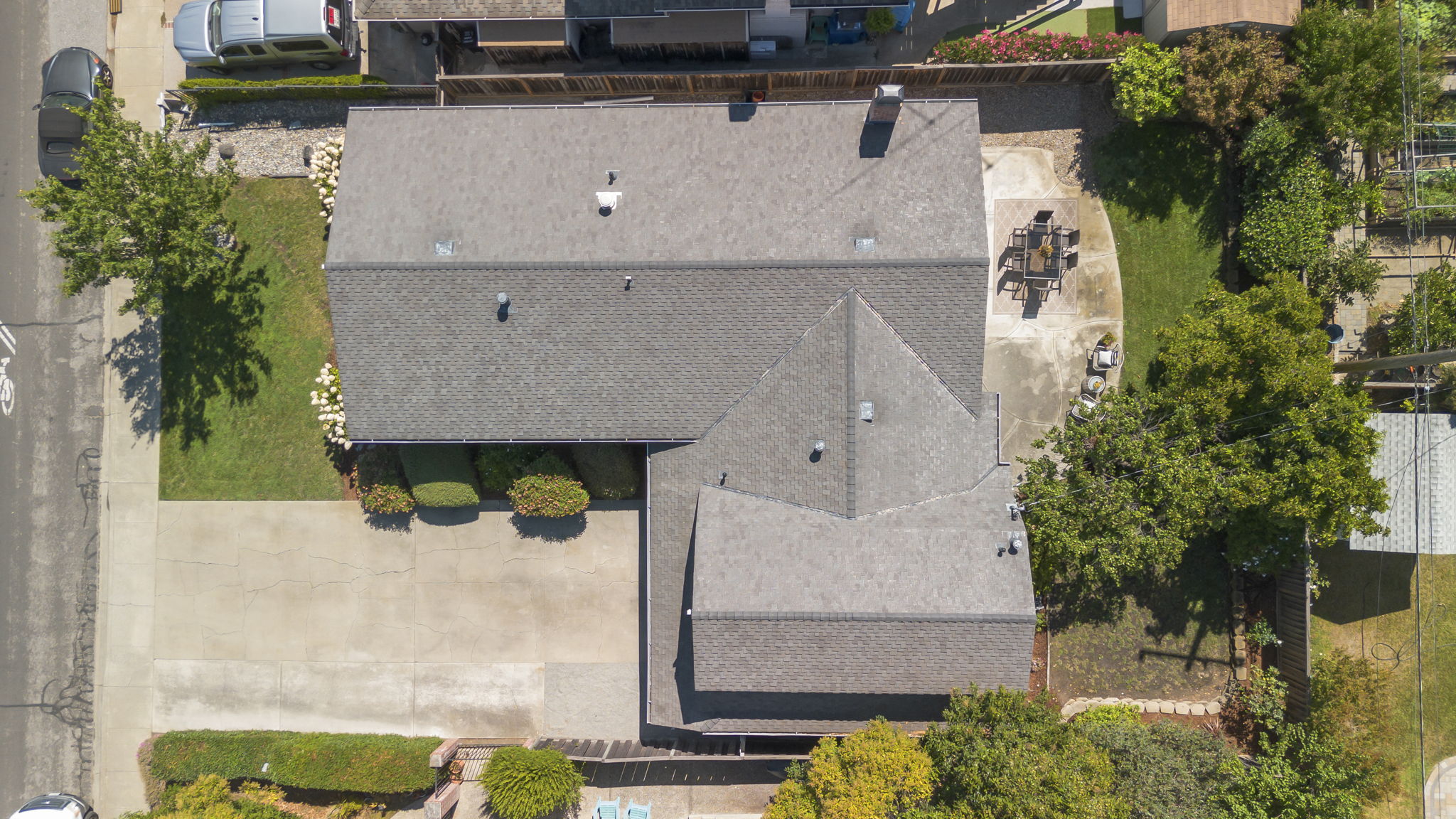 Aerial of home