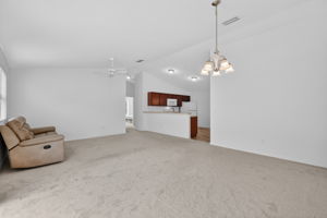 Living, Dining, and Kitchen