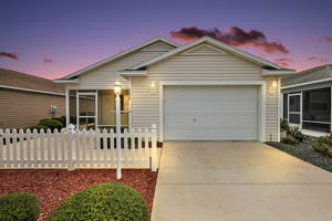 Twilight Front Elevation
