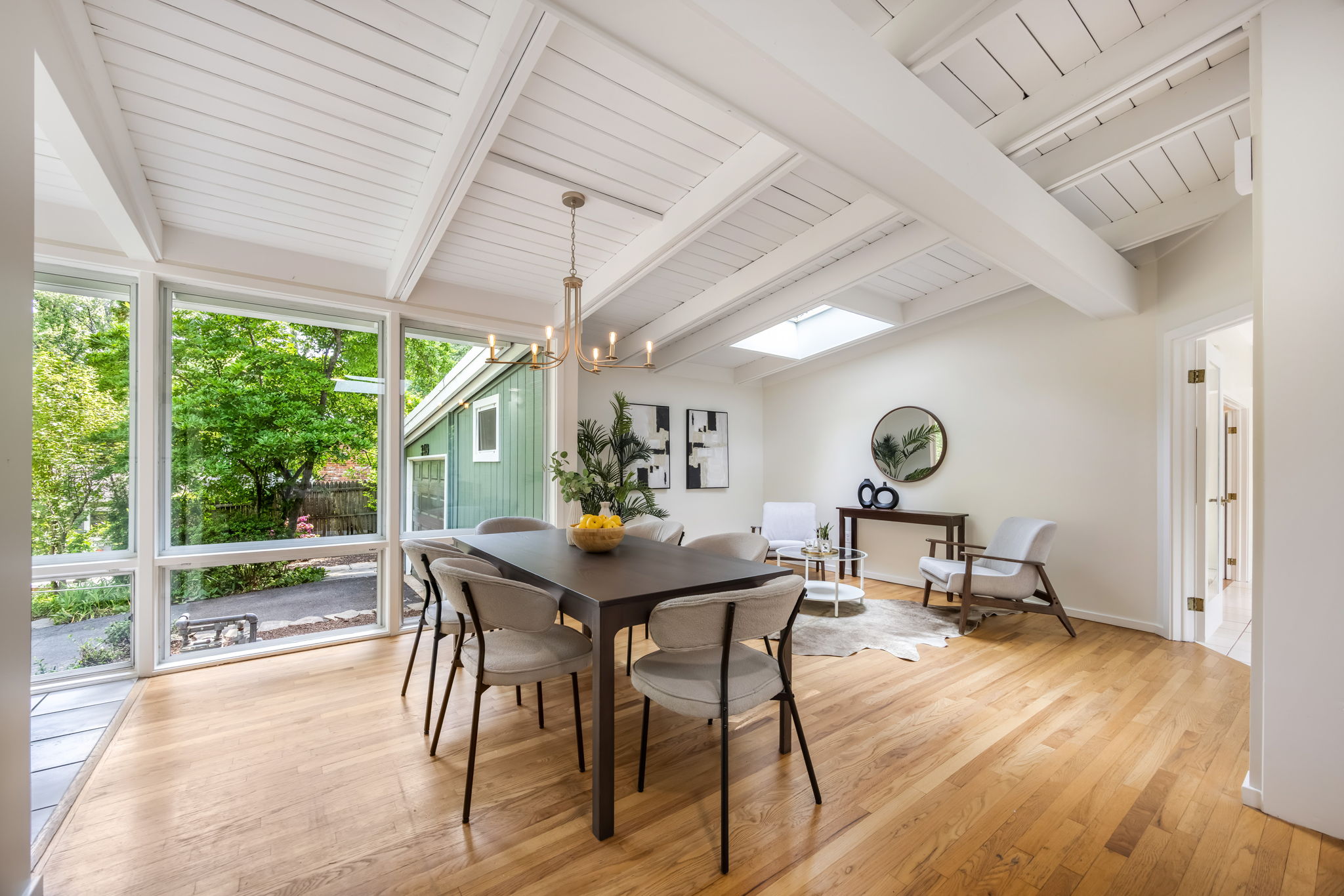 Open Dining Room and Seating Area