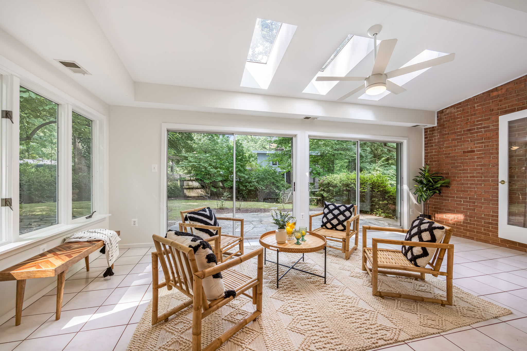 Open Dining Room and Seating Area
