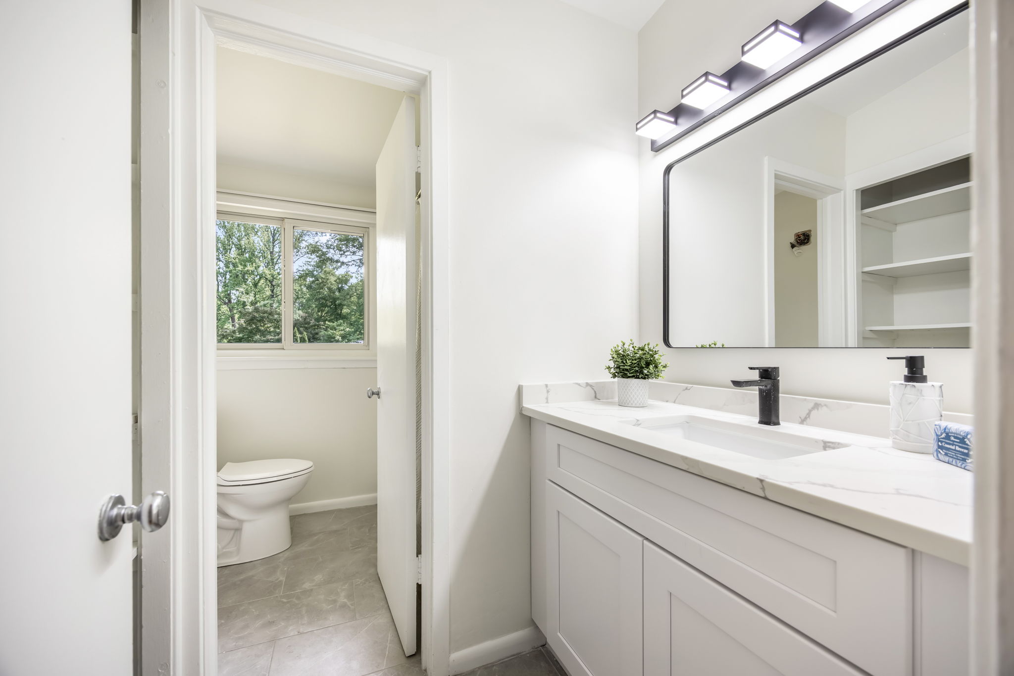 Updated Full Bath on main level