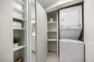 Primary Bedroom with laundry