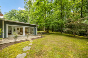 Nearly 1/2 acre private wooded lot w fenced bkyrd
