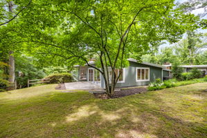 Nearly 1/2 acre private wooded lot w fenced bkyrd