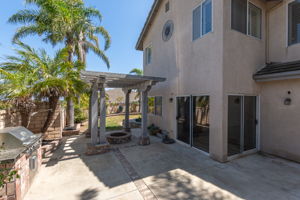 Backyard patio