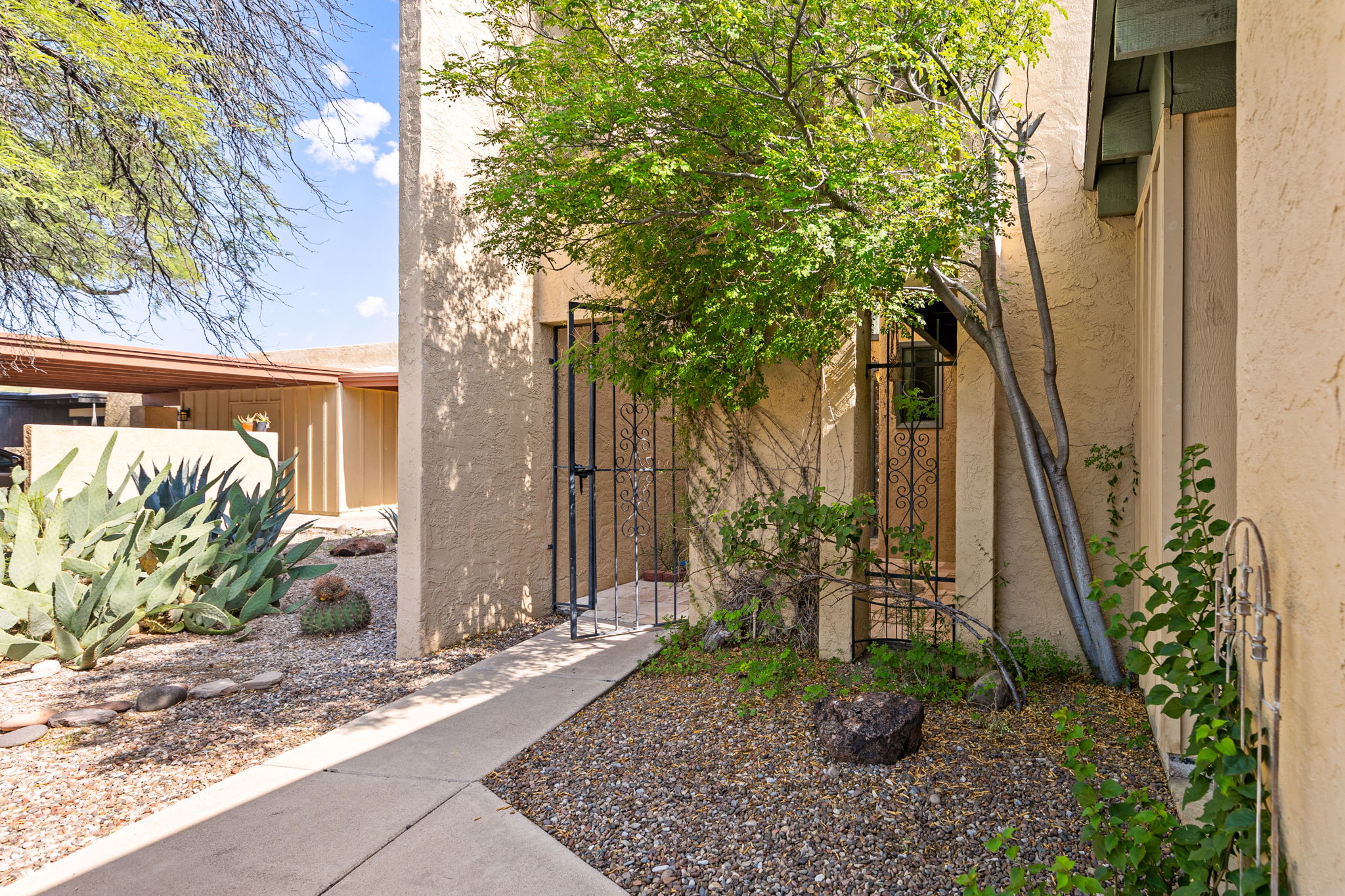 Courtyard Gated Entry