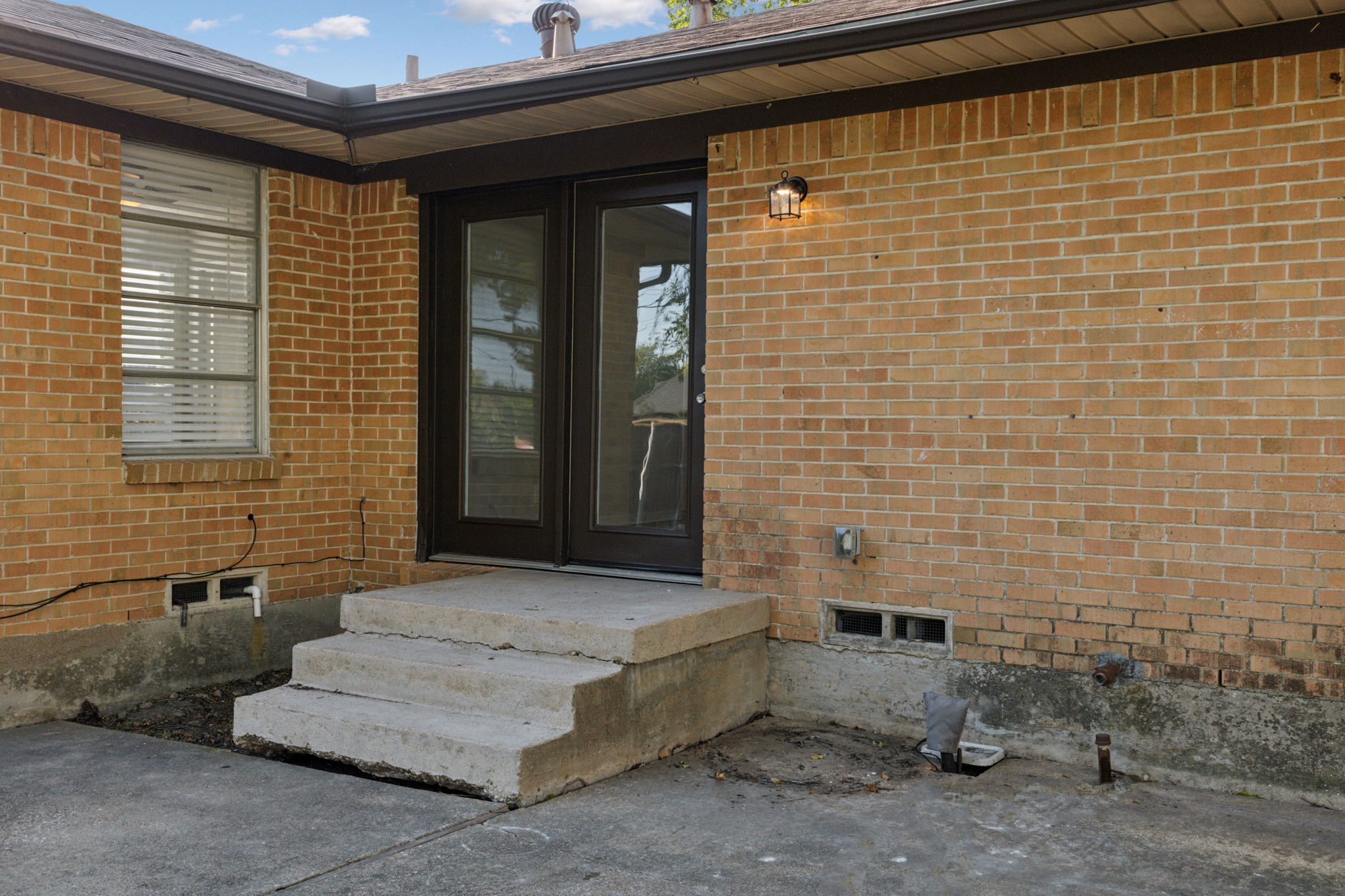 Another view of the Upscale Patio French Doors.