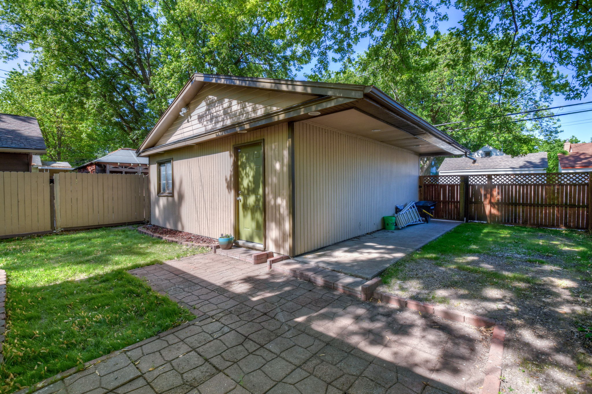 Back of Garage