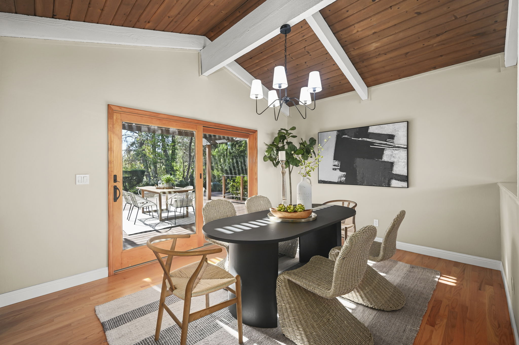 Formal dining room perfect for hosting