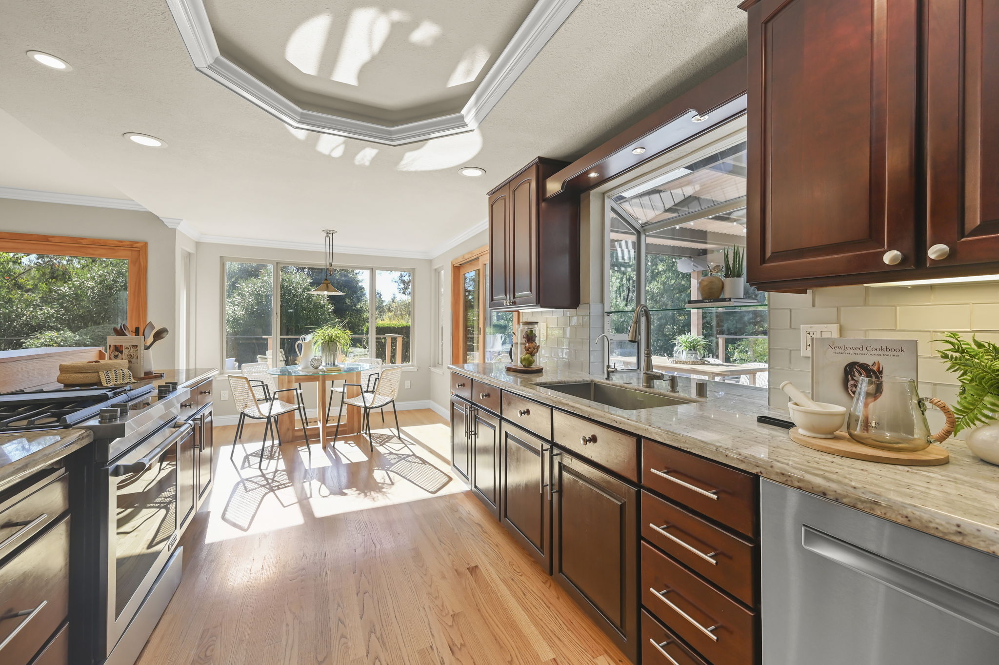 Centrally located "hub" for the household