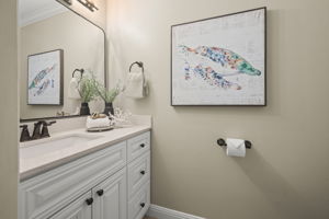 Power room perfect for guests