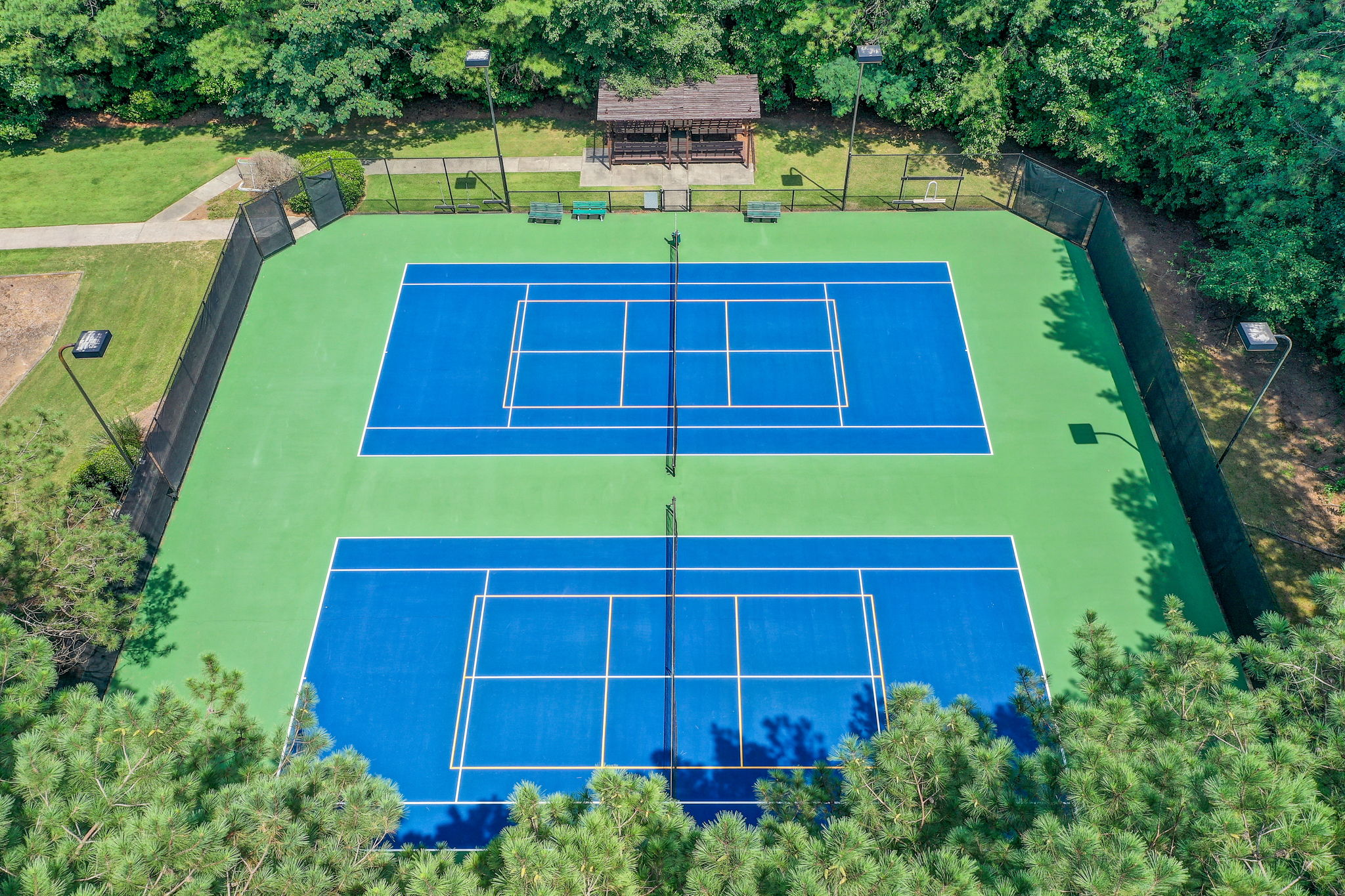44 Aerial Amenity Set One Tennis Courts