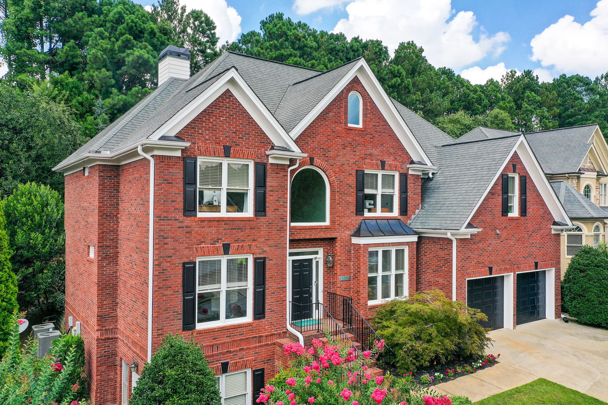 37 Aerial Exterior Side + Front