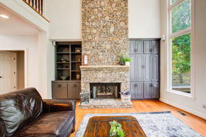 11 Living Room A Fireplace Detail