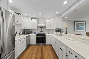 Light and bright renovated kitchen