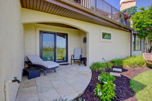 First floor patio off of Primary bedroom