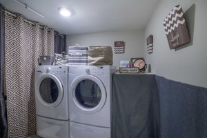 Laundry on first floor