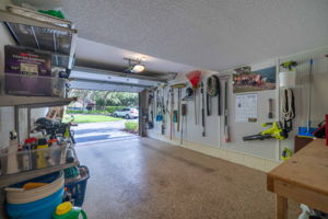 One car attached garage