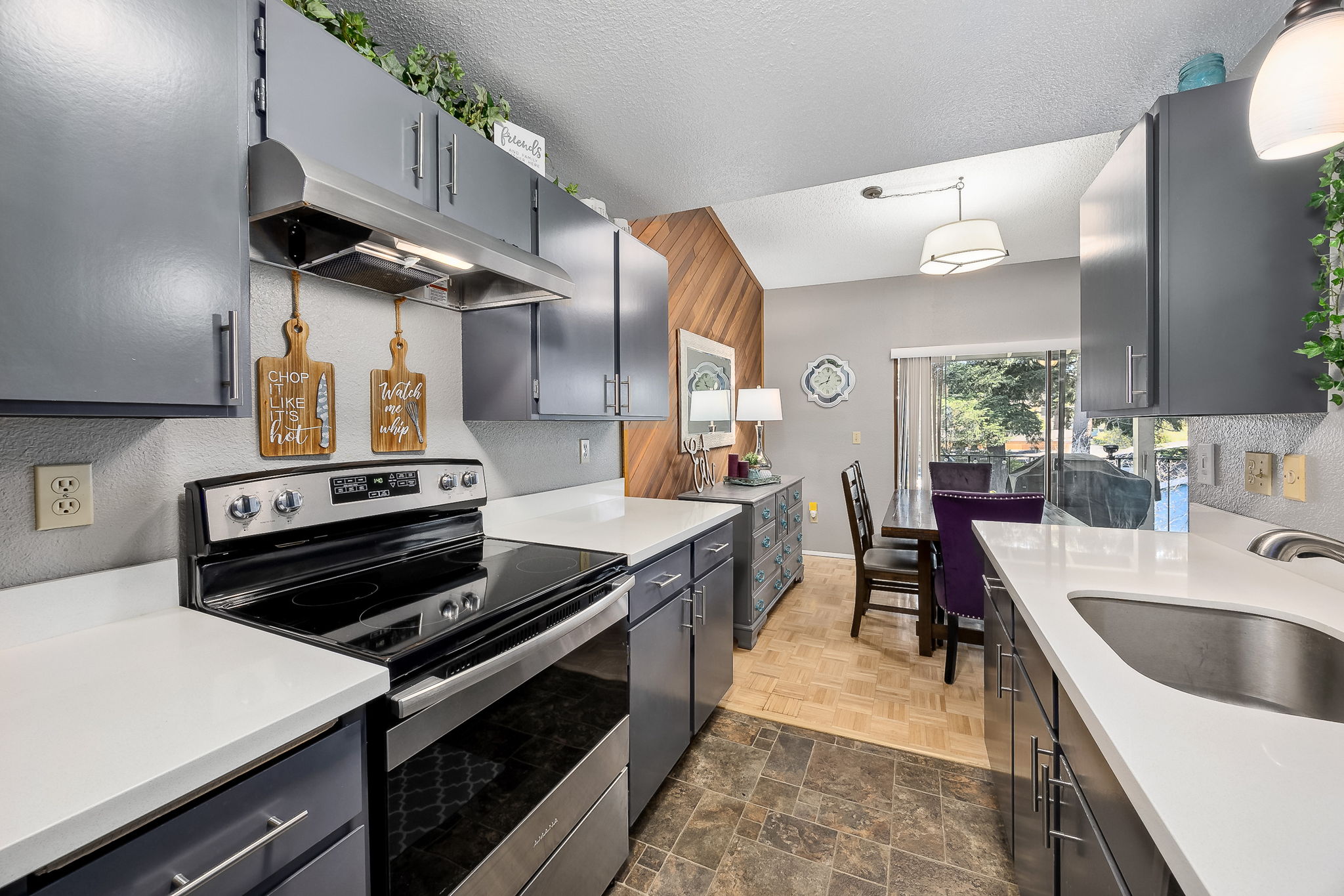 Nicley updated Kitchen with Quartz counter tops