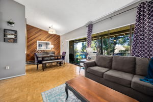 Dining Room with large windows for lots of light