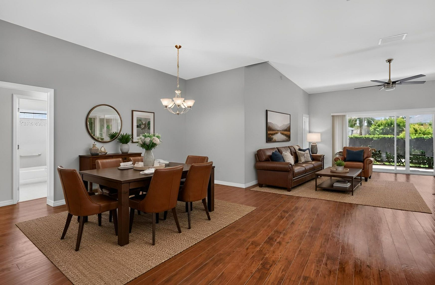 Living Dining Room-Virtually Staged