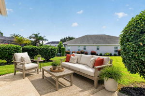 Rear Patio-Virtually Staged
