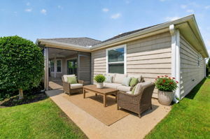 Rear Patio-Virtually Staged