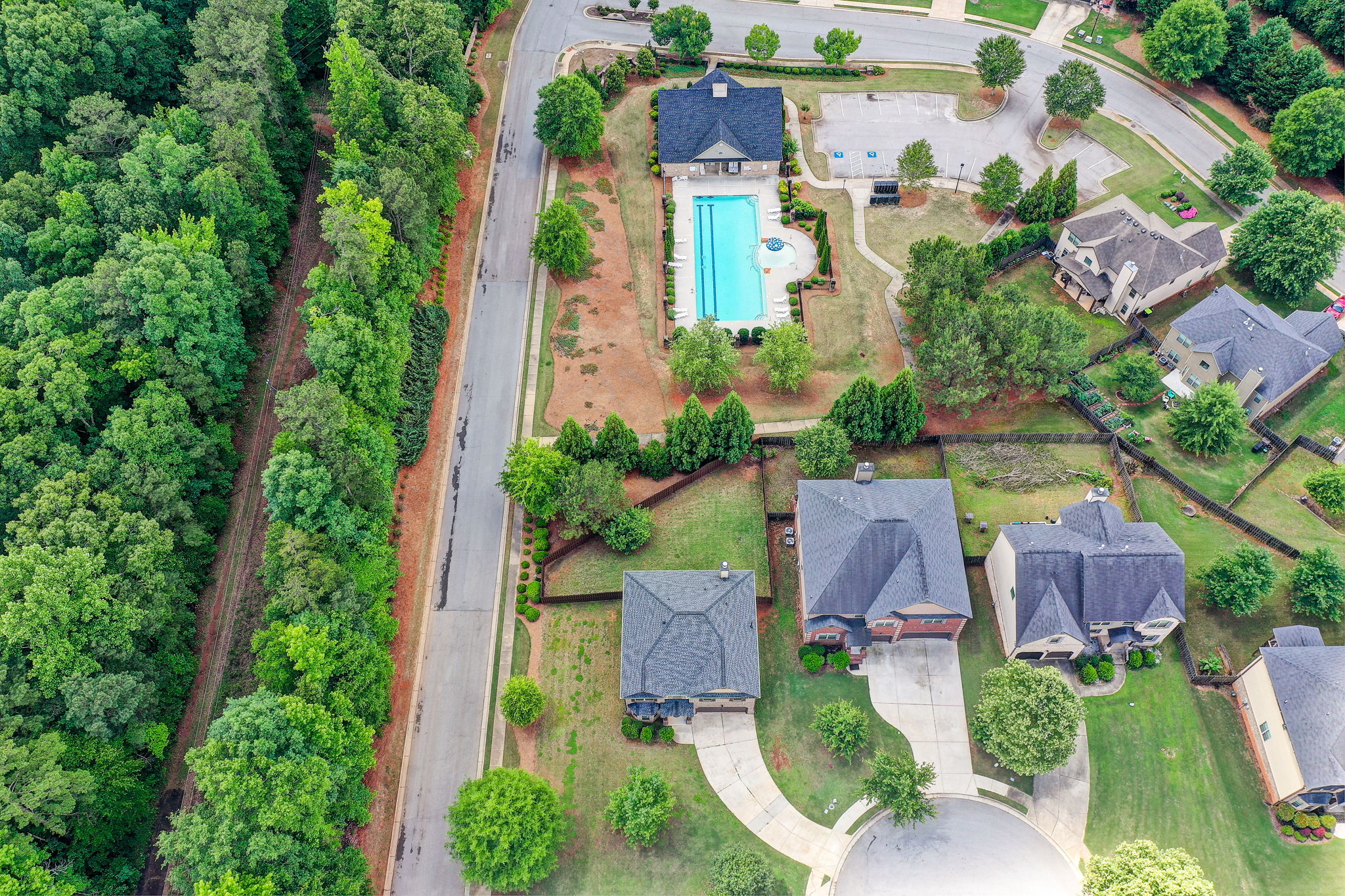 43 Aerial Lot w Amenities
