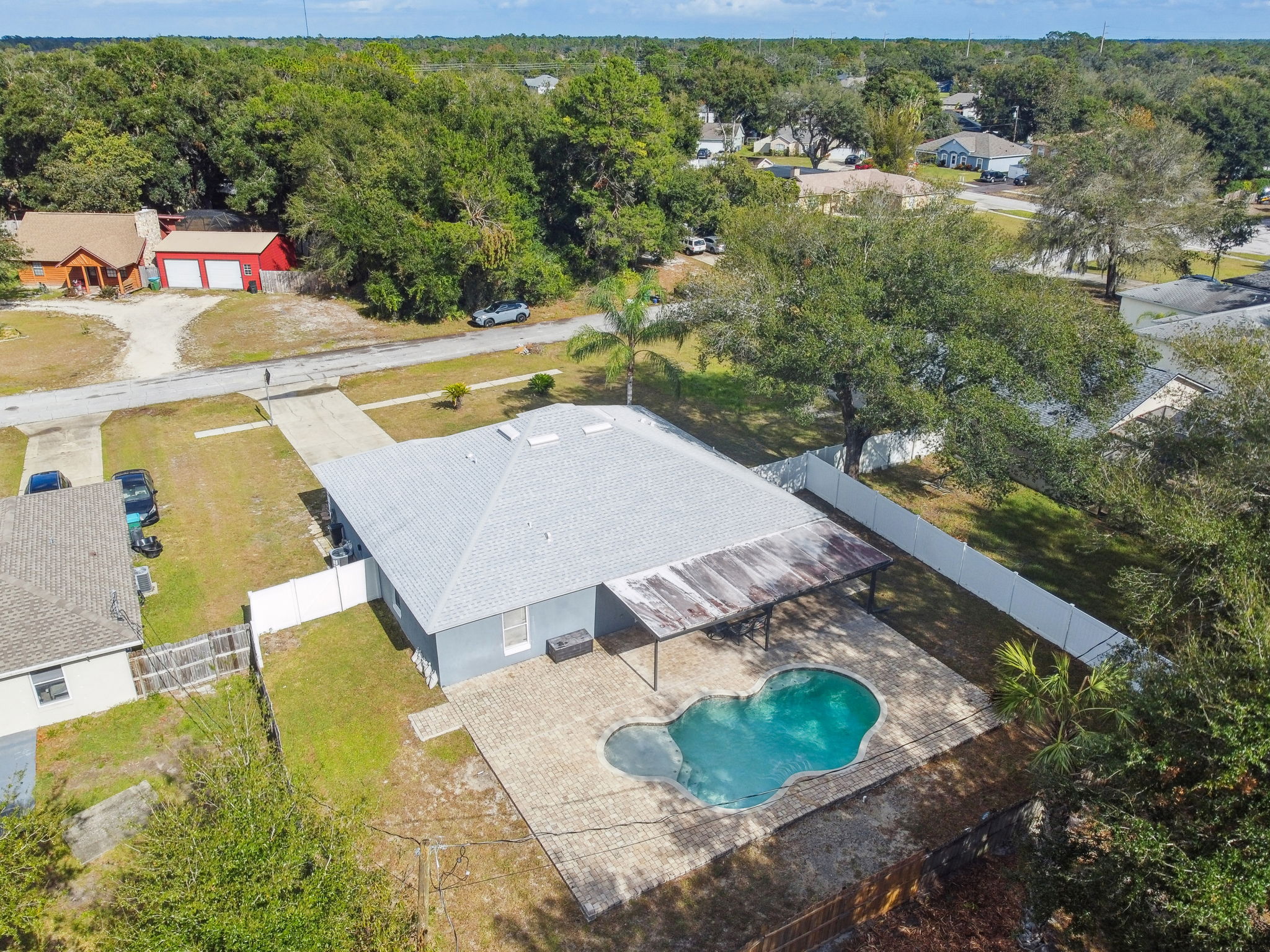 Back Yard Aerial View