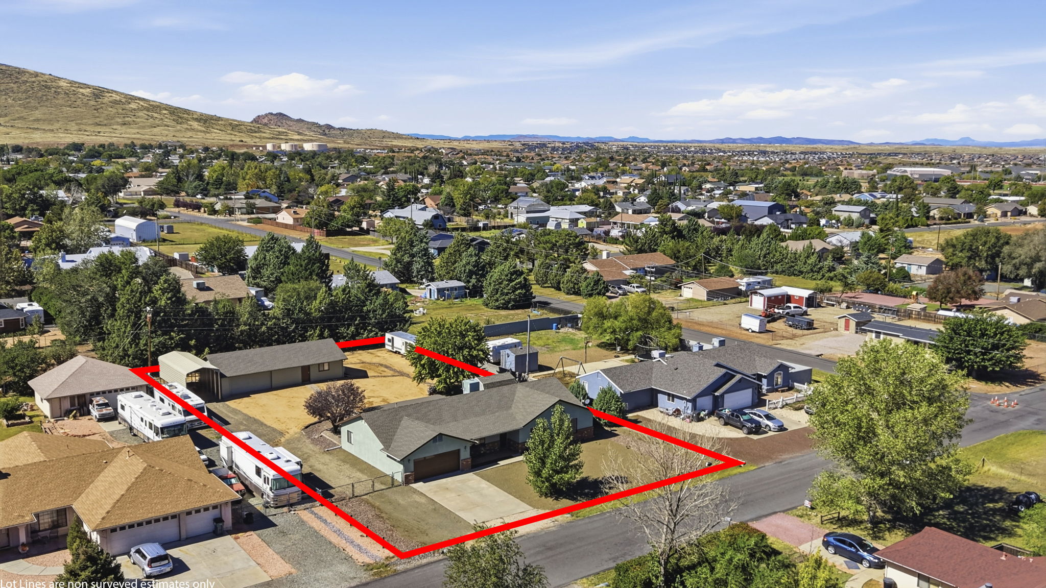 Aerial Front Lot Line