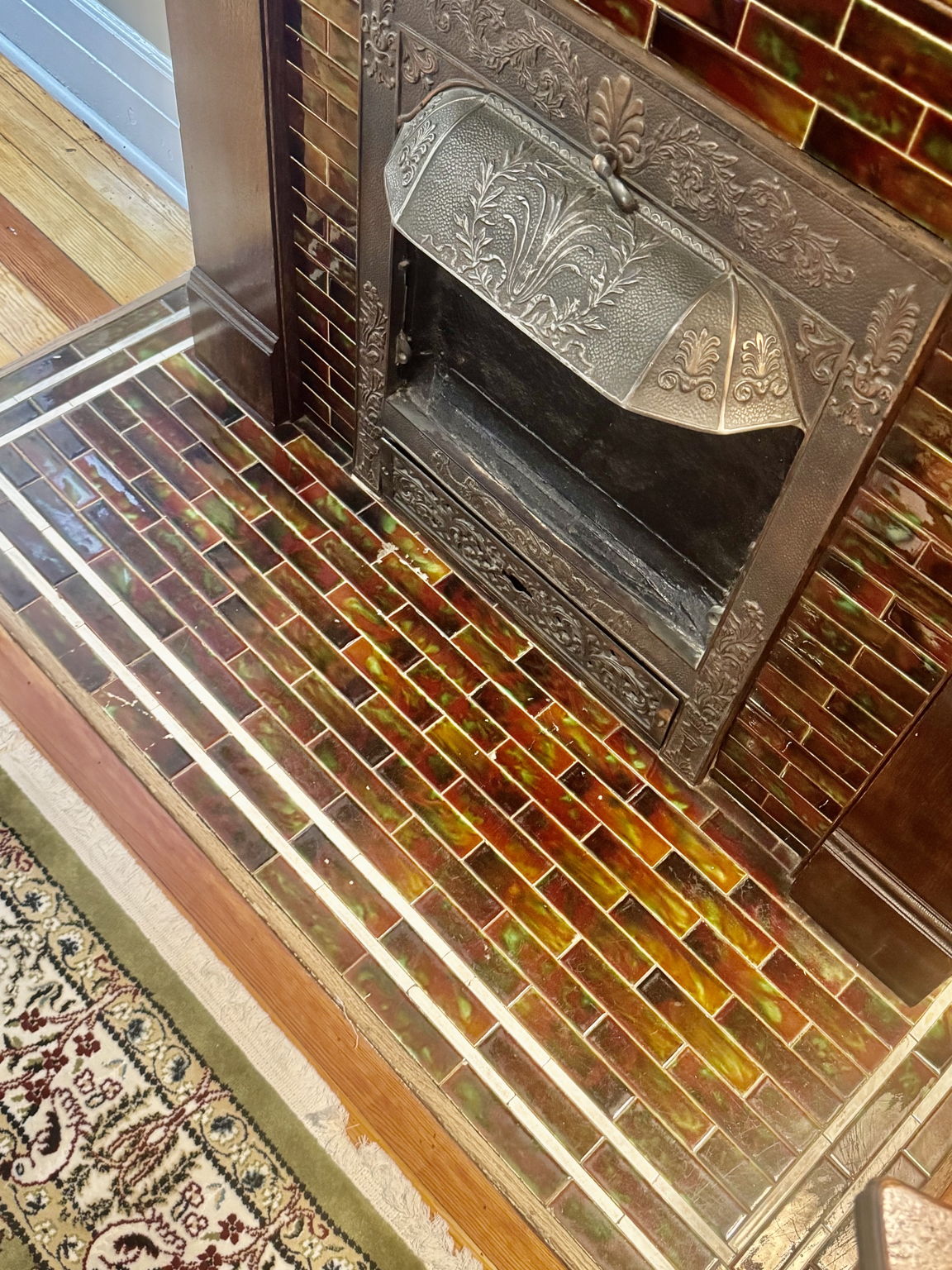 Bedroom #2 fireplace detail