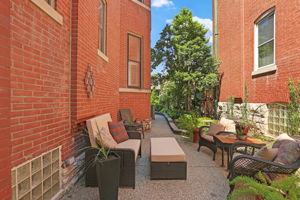 Side courtyard