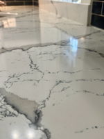 Kitchen custom quartz counters
