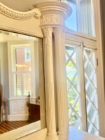 Dining room fireplace detail