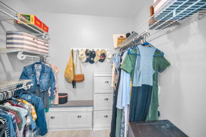 Upper Level Primary Bedroom Walk-in Closet