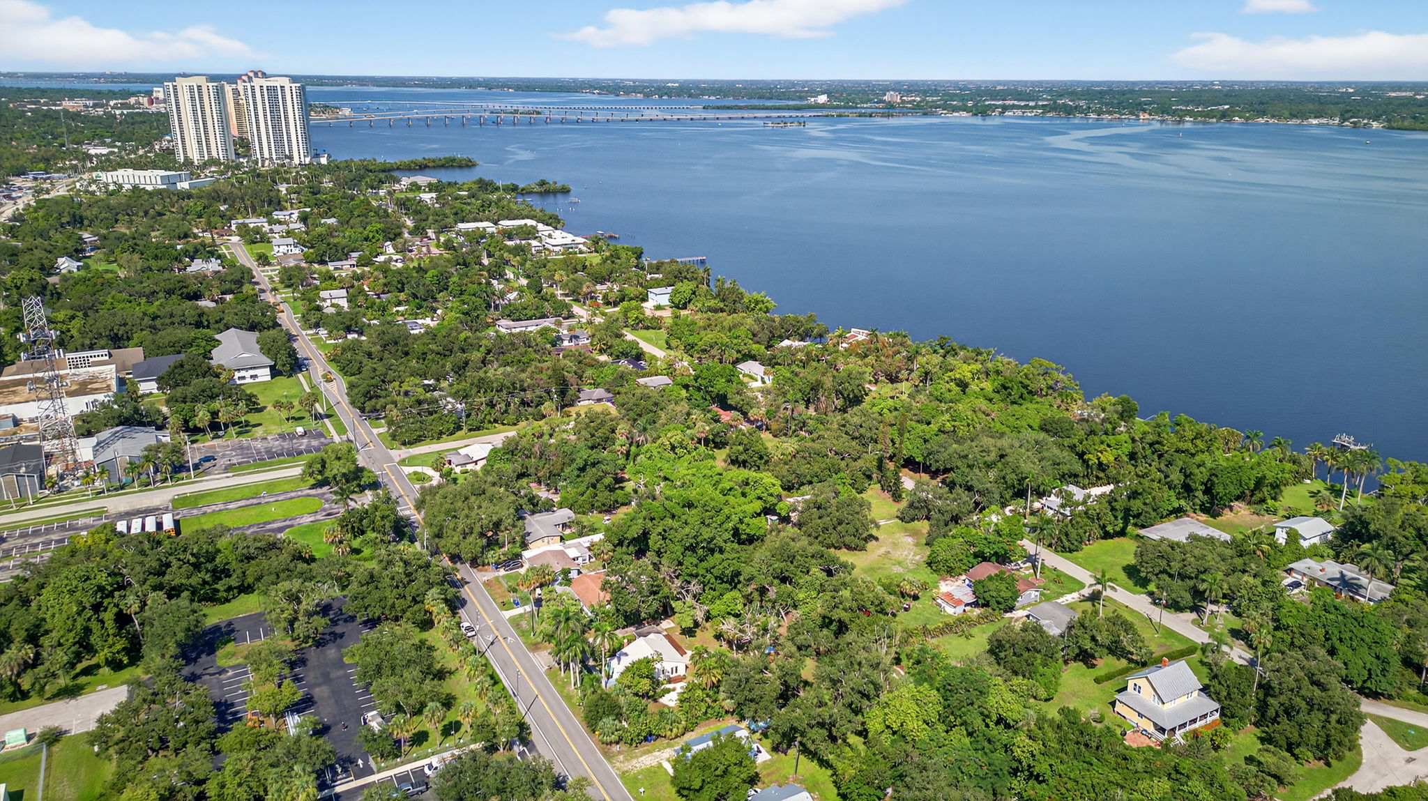 Aerial Front Exterior 4